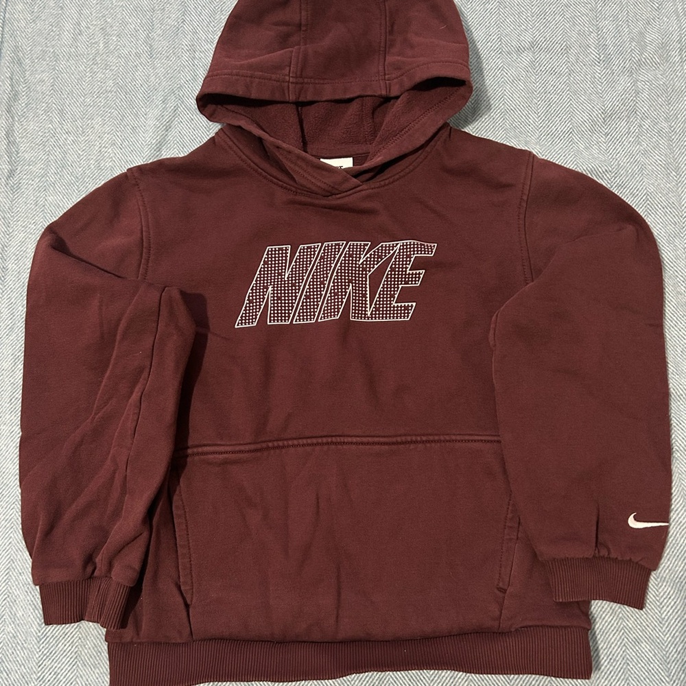 Nike Burgundy Pullover Hoodie